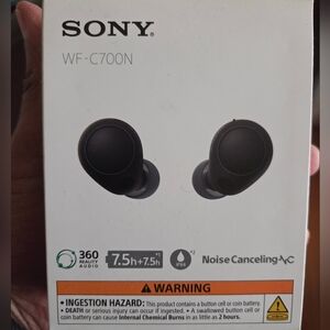 Sony WF-C700N Black Wireless Earbuds